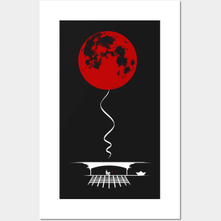 Full moon blood Posters and Art